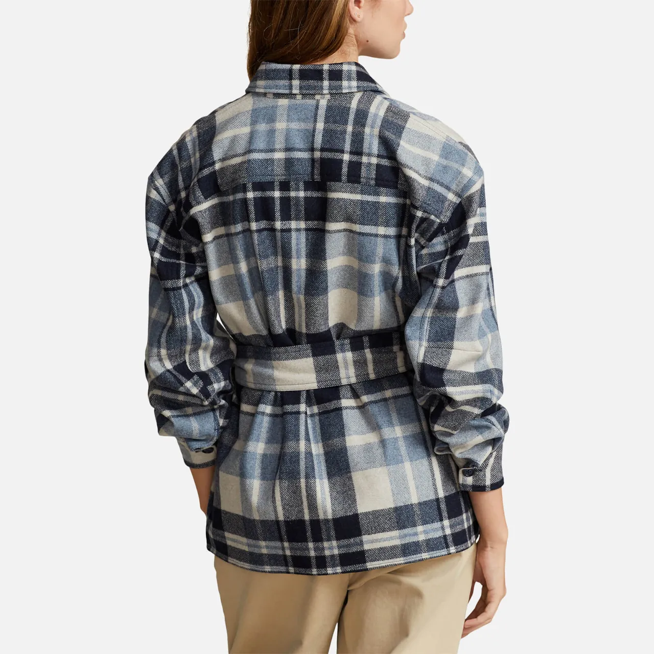 Polo Ralph Lauren Plaid Recycled Wool-Blend Shirt