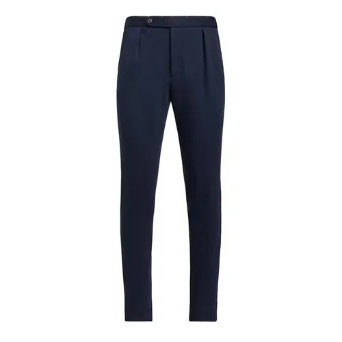 Polo Ralph Lauren Pleated Jersey Trousers - Blue