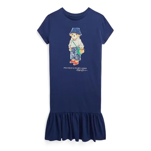 Polo Ralph Lauren Polo Bear Dress Girls - Blue