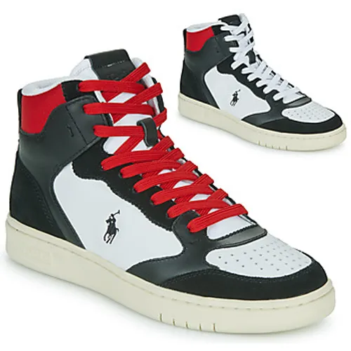 Polo Ralph Lauren  POLO CRT HGH-SNEAKERS-HIGH TOP LACE  men's Shoes (High-top Trainers) in Multicolour