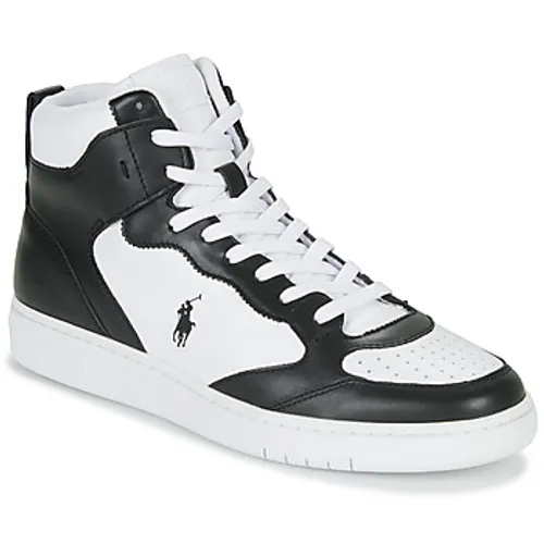 Polo Ralph Lauren  POLO CRT HGH-SNEAKERS-LOW TOP LACE  men's Shoes (High-top Trainers) in Black