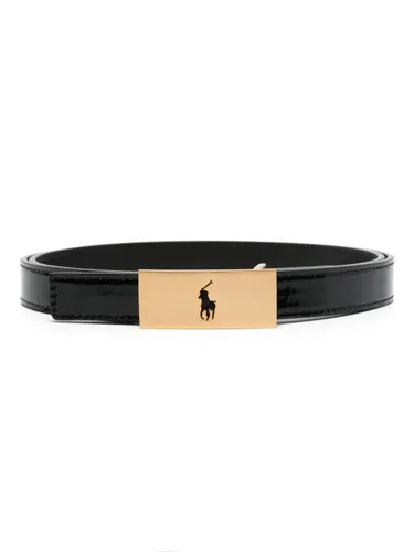 Polo Ralph Lauren Polo Pony-buckle leather belt - Black
