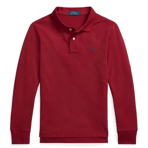 Polo Ralph Lauren Polo Ralph Lauren Long Sleeve Polo Shirt Junior Boys - Red