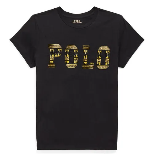 Polo Ralph Lauren Polo Ralph Lauren Sequin Short Sleeve T-Shirt Womens - Black