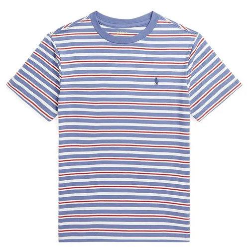 Polo Ralph Lauren Polo Ralph Lauren Stripe Logo T-Shirt Juniors - Blue