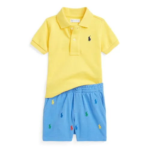 Polo Ralph Lauren Polo Ralph Lauren T Shirt and Shorts Set Infant Boys - Yellow