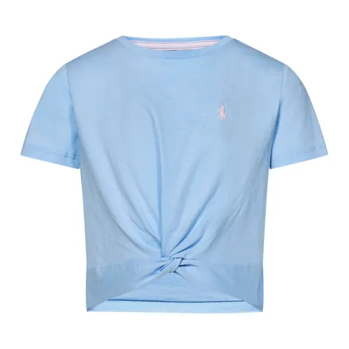 Polo Ralph Lauren , Polo Ralph Lauren T-shirts and Polos Clear Blue ,Blue female, Sizes:
