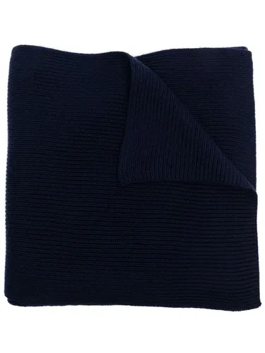 Polo Ralph Lauren ribbed knit wool scarf - Blue