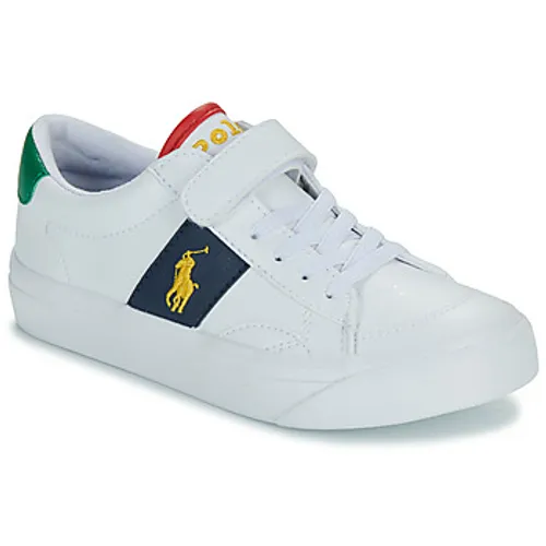 Polo Ralph Lauren  RYLEY PS  boys's Children's Shoes (Trainers) in White