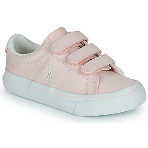 Polo Ralph Lauren  SAYER EZ  girls's Children's Shoes (Trainers) in Pink