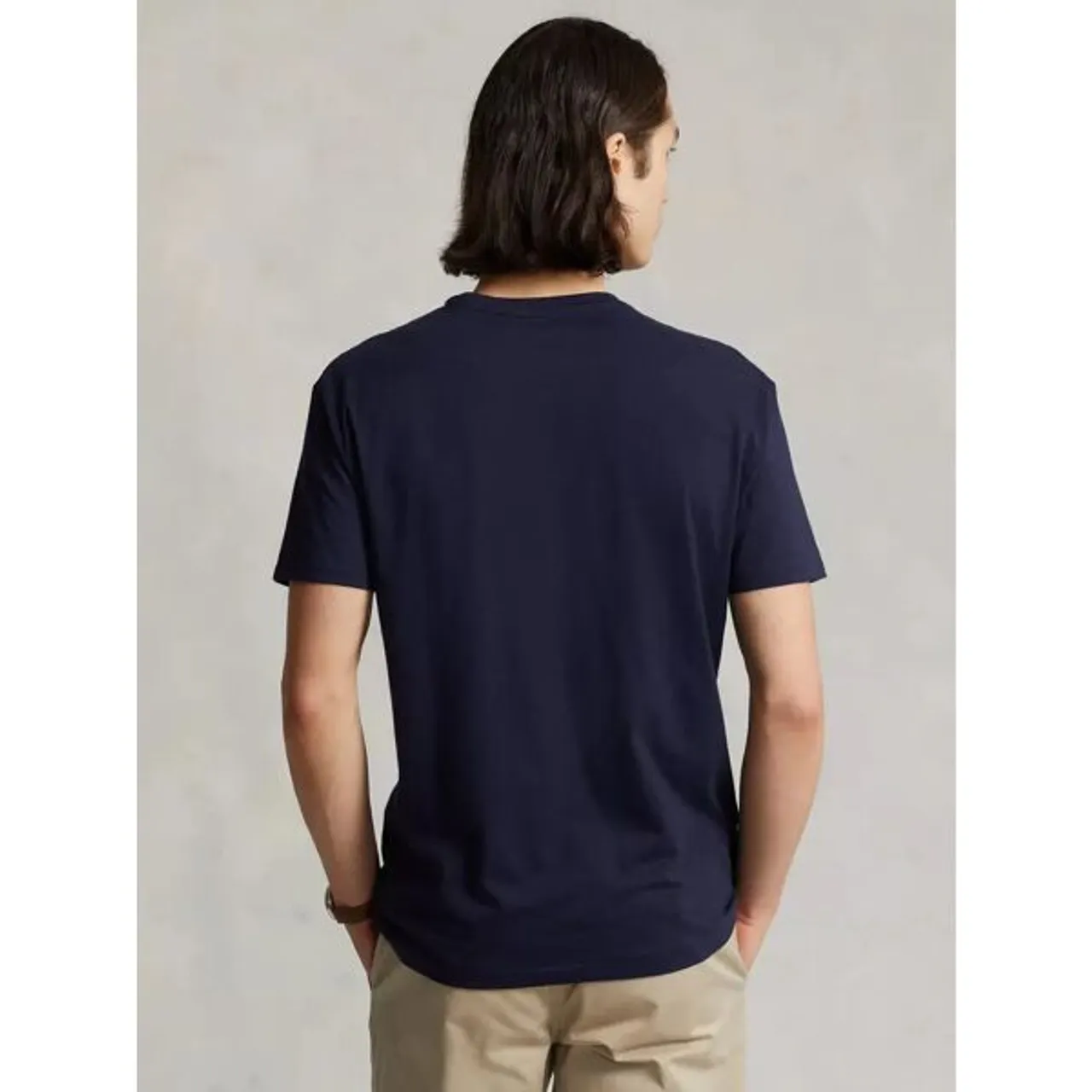 Polo Ralph Lauren Short Sleeve Custom Fit Crew Neck T-Shirt - Ink - Male