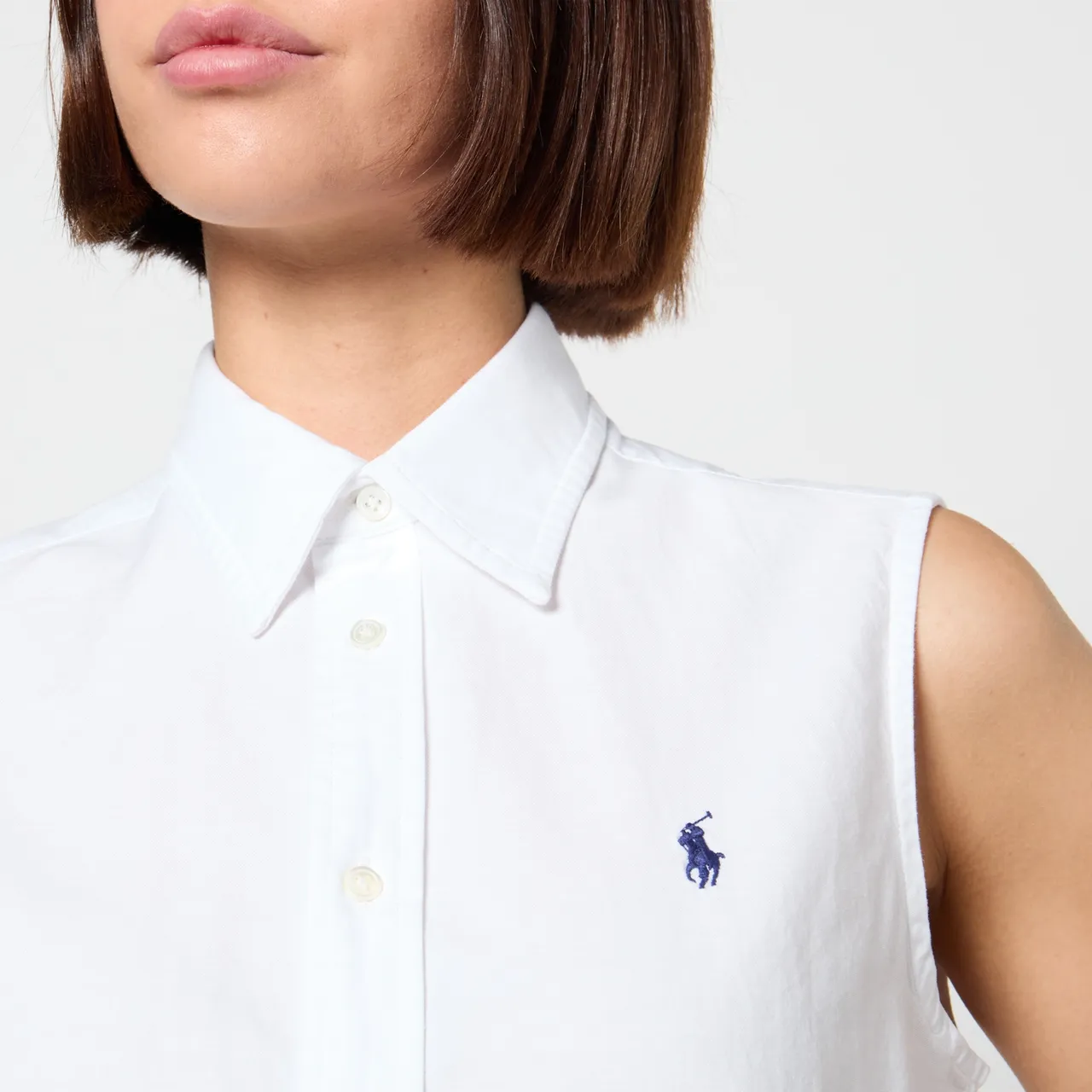 Polo Ralph Lauren Sleeveless Cotton-Canvas Shirt