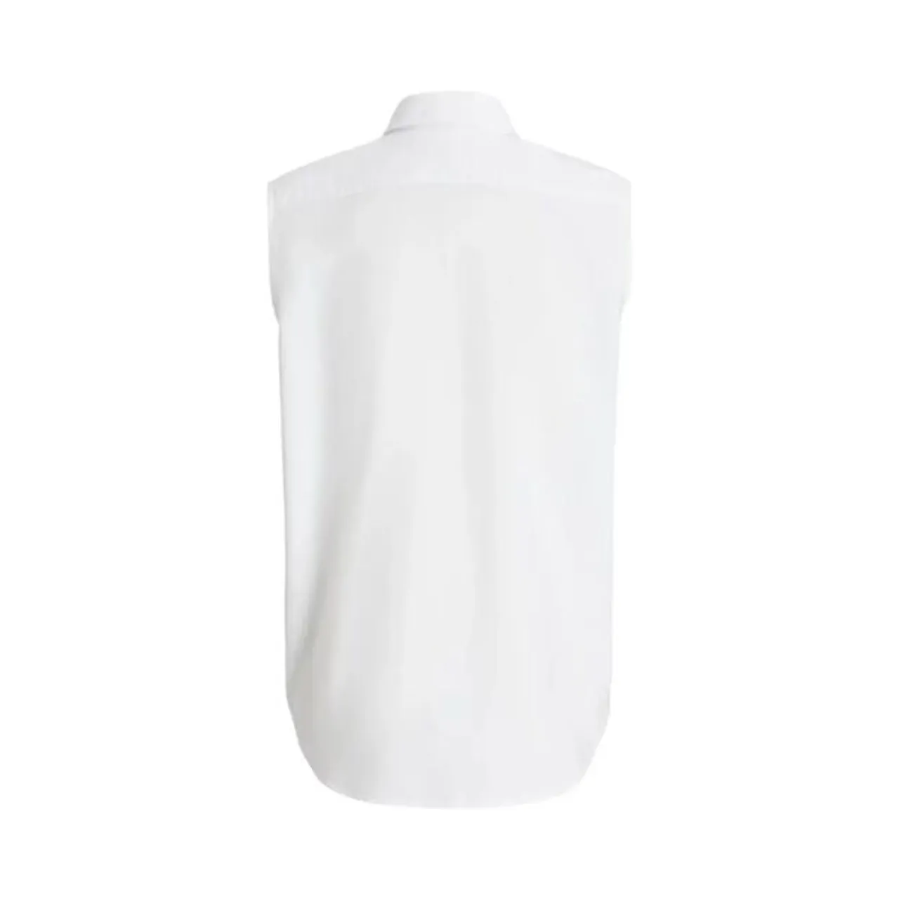 Polo Ralph Lauren Sleeveless Cotton Shirt, White - White - Female