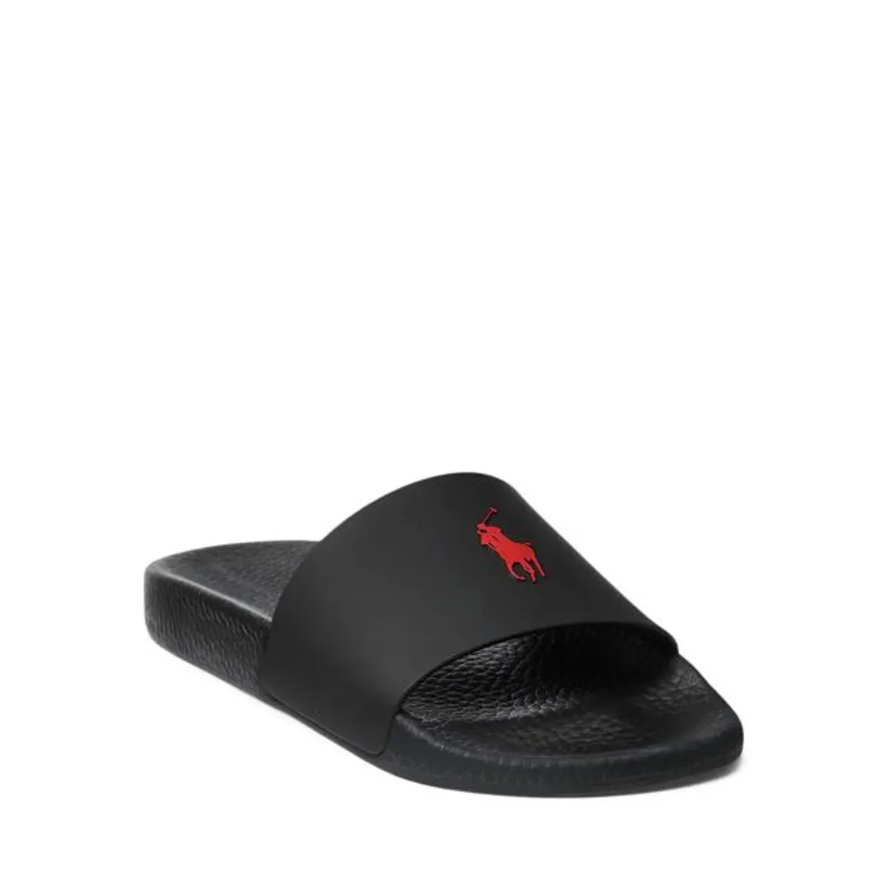 Polo Ralph Lauren Slider Sandals, Black/Red - Black Red - Male
