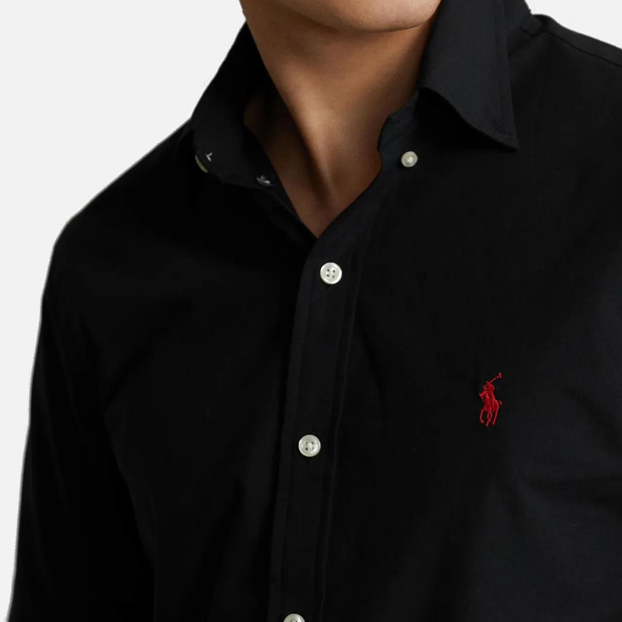 Polo Ralph Lauren Slim Fit Stretch Poplin Cotton-Blend Shirt