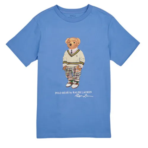 Polo Ralph Lauren  SS CN-KNIT SHIRTS  girls's Children's T shirt in Blue