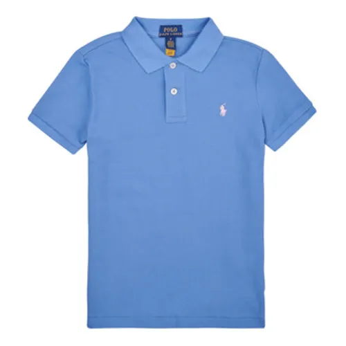 Polo Ralph Lauren  SS KC-TOPS-KNIT  boys's Children's polo shirt in Blue
