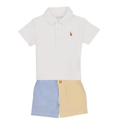 Polo Ralph Lauren  SSKCSRTSET-SETS-SHORT SET  boys's Sets & Outfits in Multicolour