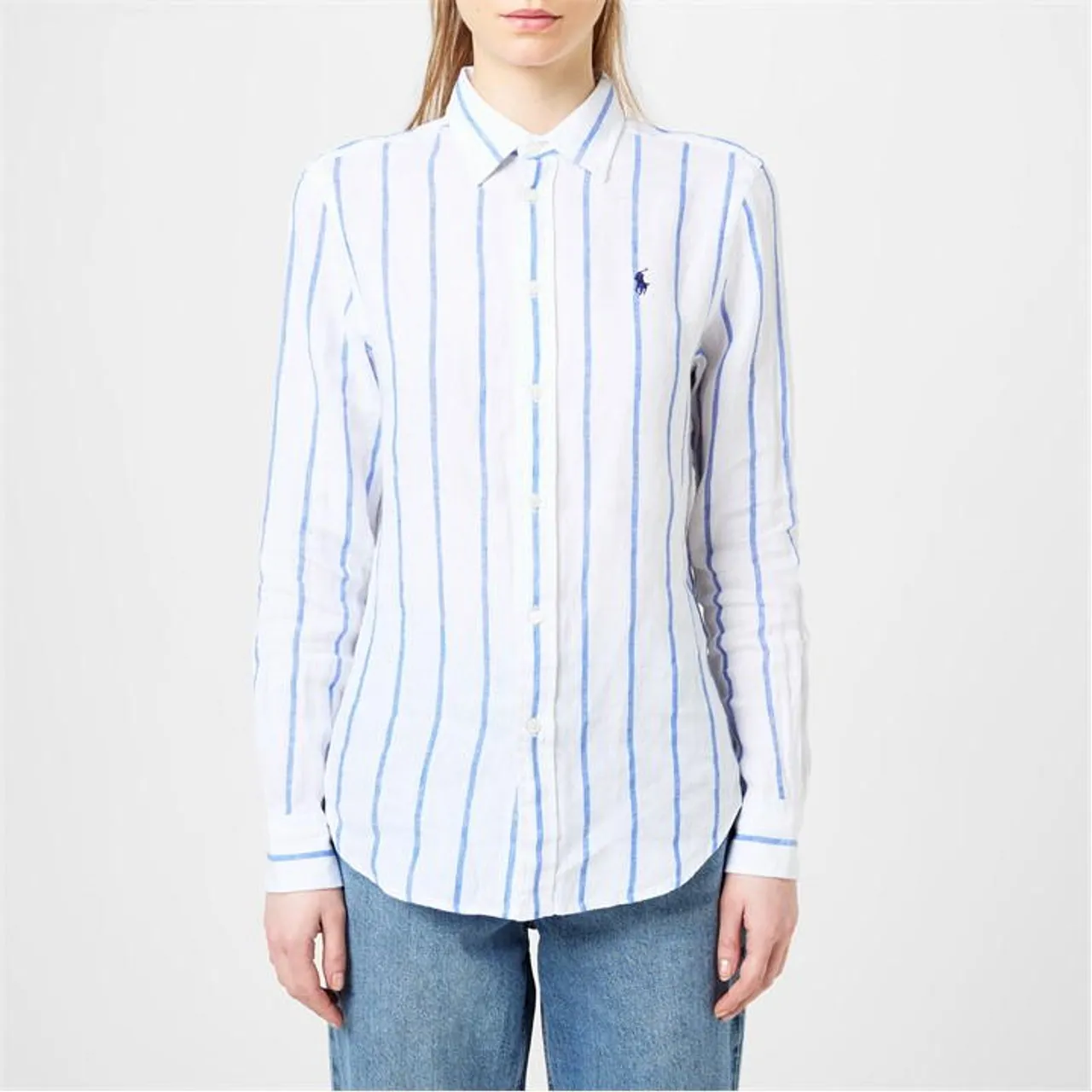 Polo Ralph Lauren Stripe Oxford Shirt - Blue