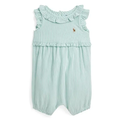 Polo Ralph Lauren Stripe Playsuit Babies - Green