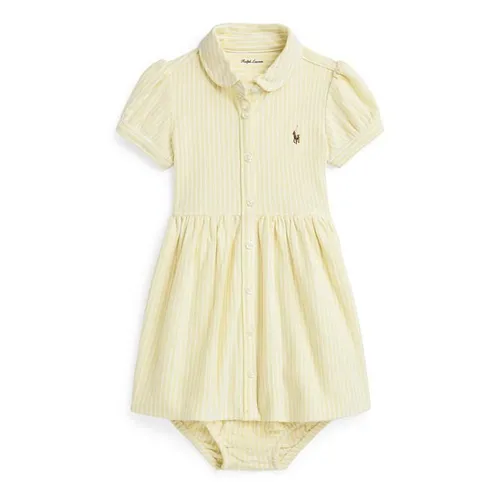 Polo Ralph Lauren Striped Dress Infants - Yellow