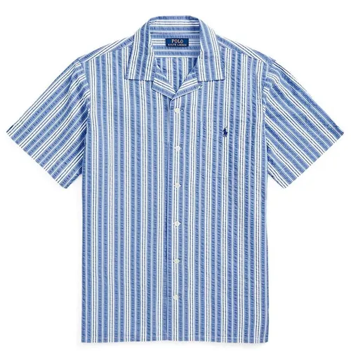Polo Ralph Lauren Striped Short Sleeve Shirt - Blue