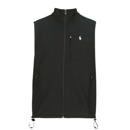 Polo Ralph Lauren  SWEATSHIRT ZIPPE SANS MANCHES EN DOUBLE KNIT TECH  men's Sweatshirt in Black