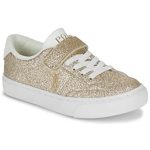 Polo Ralph Lauren  THERON IV PS  girls's Children's Shoes (Trainers) in Gold