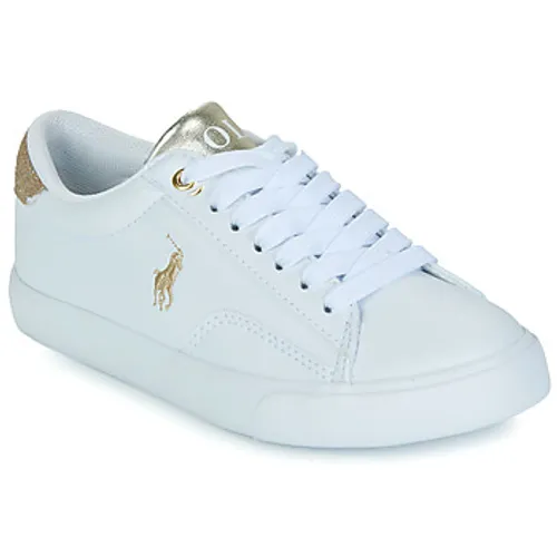 Polo Ralph Lauren  THERON V  girls's Children's Shoes (Trainers) in White