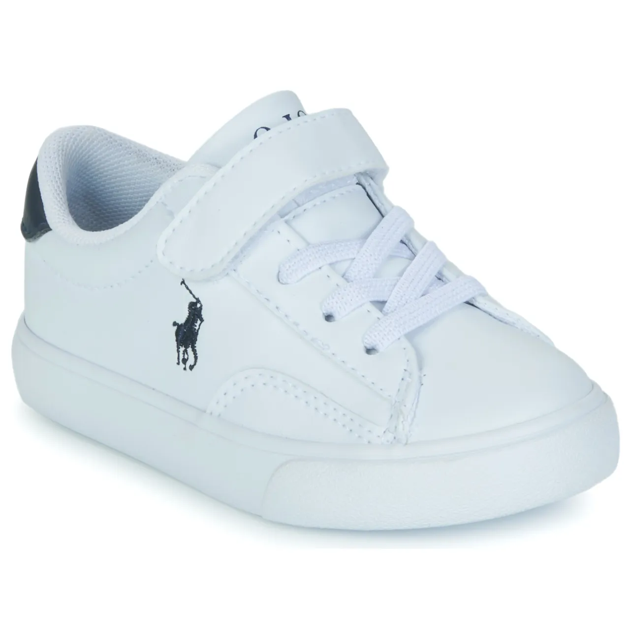 Polo Ralph Lauren  THERON V PS  boys's Children's Shoes (Trainers) in White