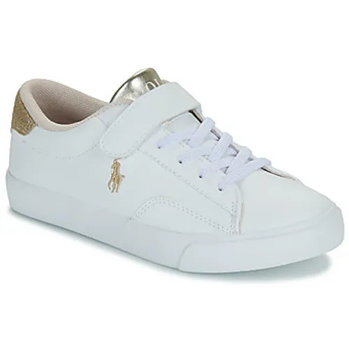 Polo Ralph Lauren  THERON V PS  girls's Children's Shoes (Trainers) in White