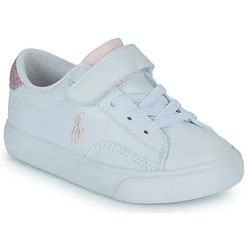 Polo Ralph Lauren  THERON V PS  girls's Children's Shoes (Trainers) in White