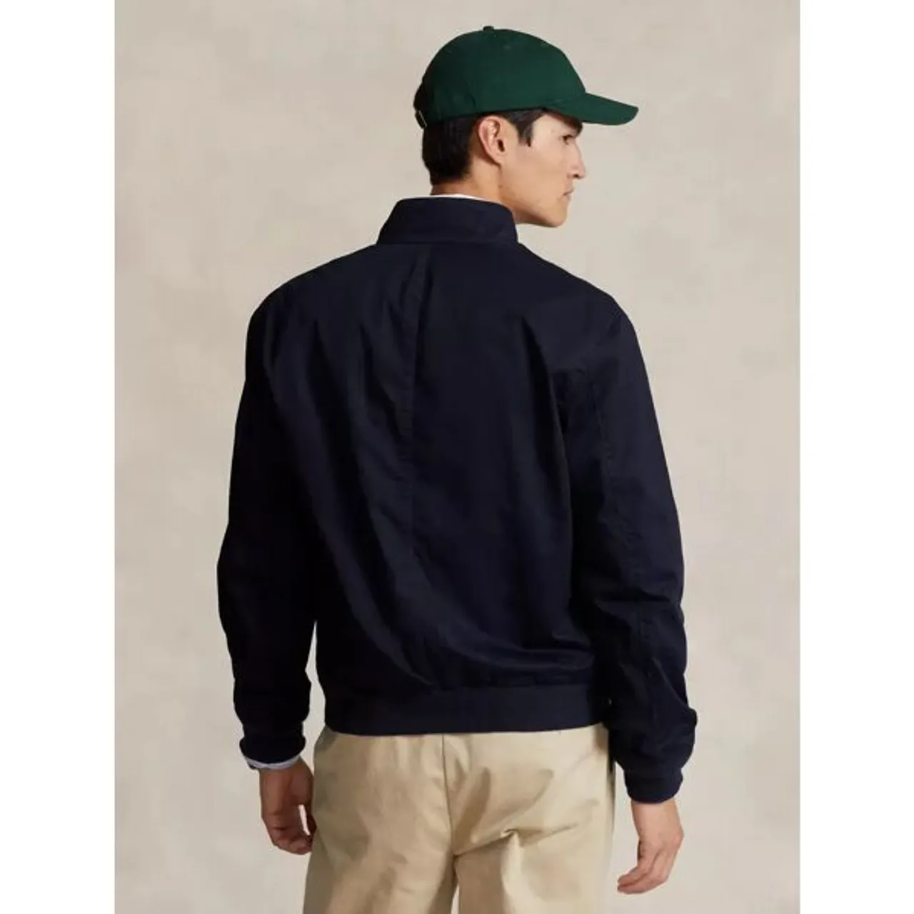 Polo Ralph Lauren Twill Windbreaker Jacket - Navy - Male