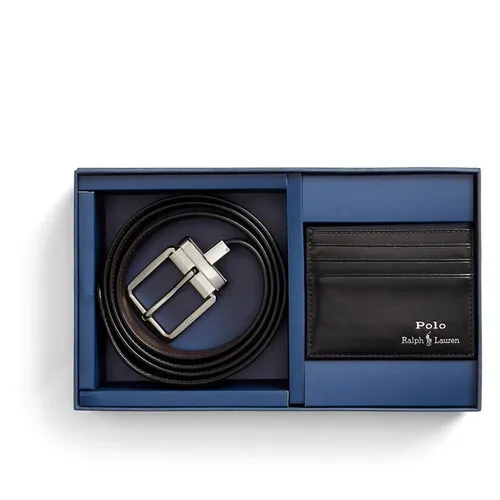 Polo Ralph Lauren Wallet Belt Set - Black