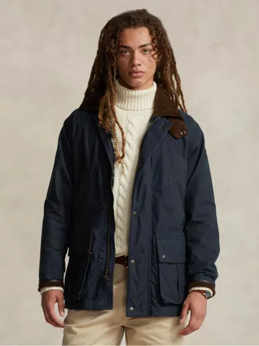 Polo Ralph Lauren Waxed Field Jacket, Collection Navy - Collection Navy - Male