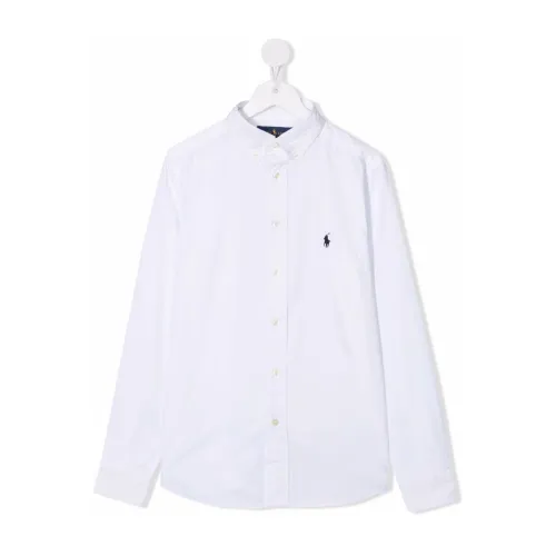 Polo Ralph Lauren , White Cotton Pony Logo Shirt ,White male, Sizes: