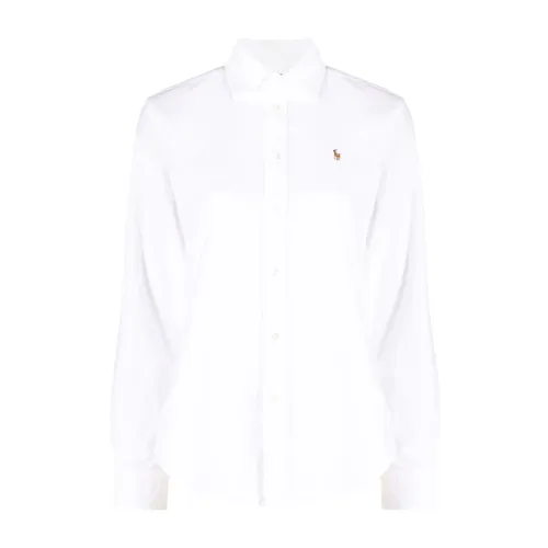 Polo Ralph Lauren , White Embroidered Pony Shirt ,White female, Sizes: