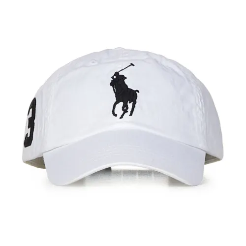 Polo Ralph Lauren , White Hats with Big Pony Embroidery ,White male, Sizes: ONE
