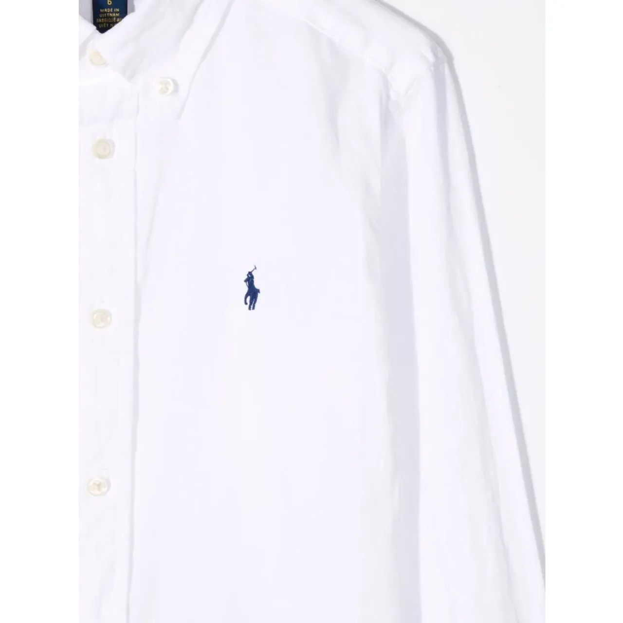 Polo Ralph Lauren , White Linen Pony Button-Down Shirt ,White male, Sizes: