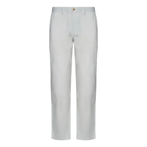 Polo Ralph Lauren , White Slim Fit Trousers with Pony Embroidery ,White male, Sizes: