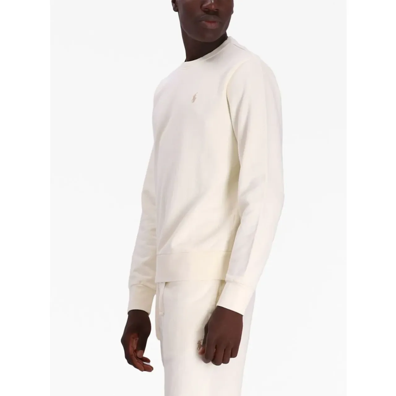 Polo Ralph Lauren , White Sweaters with Signature Pony Embroidery ,White male, Sizes:
