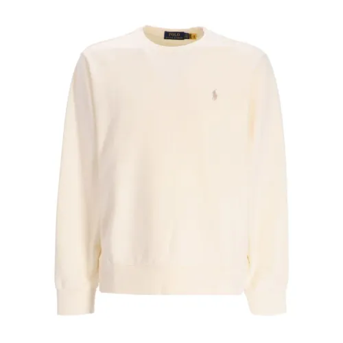 Polo Ralph Lauren , White Sweaters with Signature Pony Embroidery ,White male, Sizes: