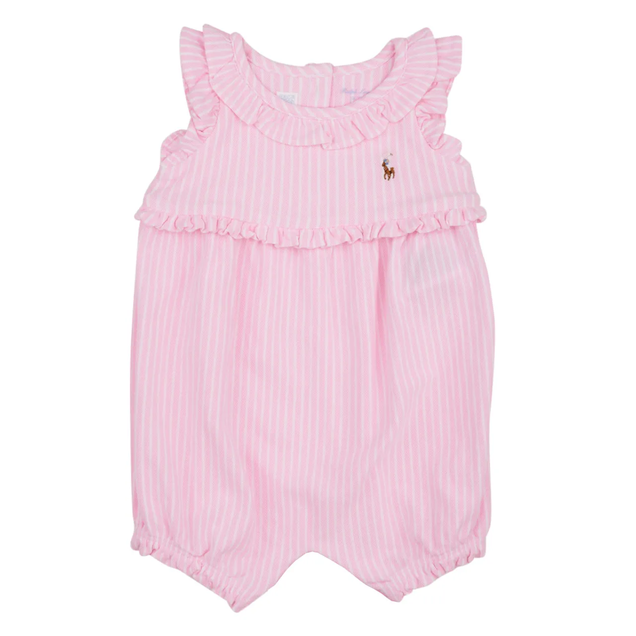Polo Ralph Lauren  YDOXMSHBBL-ONE PIECE-SHORTALL  girls's Children's Jumpsuit in Pink