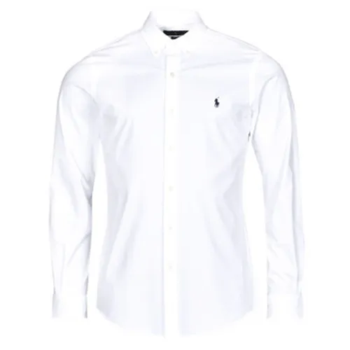 Polo Ralph Lauren  ZSC11B  men's Long sleeved Shirt in White