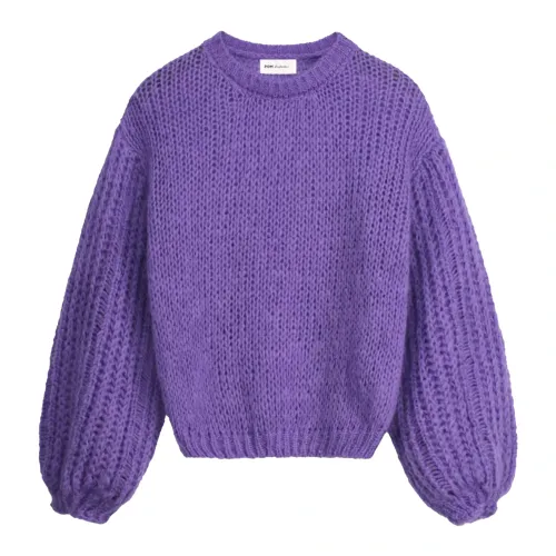 Pom Amsterdam , Purple Sweaters ,Purple female, Sizes: