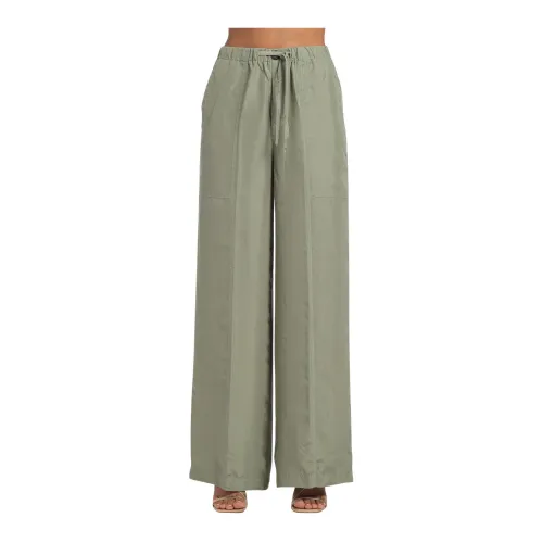 Pomandère , Wide Trousers ,Green female, Sizes:
