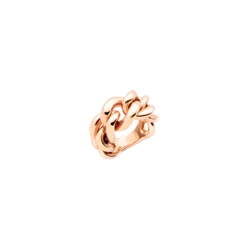 Pomellato , Chain Ring in 18kt Rose Gold ,Pink female, Sizes: 53 MM, 55 MM