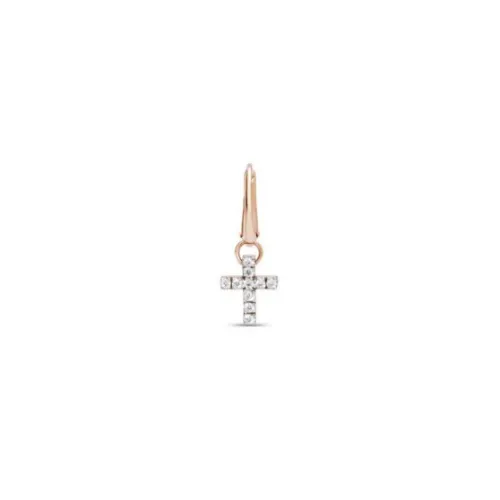 Pomellato , Glory OR Necklace - 1/2p Diamond, Gold Finish ,Gray female, Sizes: ONE SIZE