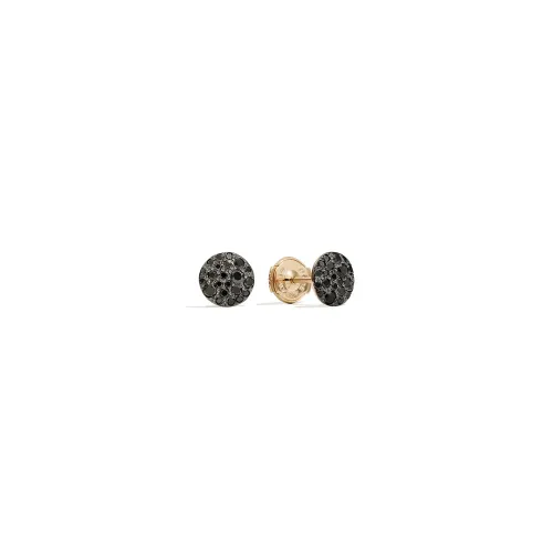 Pomellato , Sand Black Diamond Earrings ,Black female, Sizes: ONE SIZE