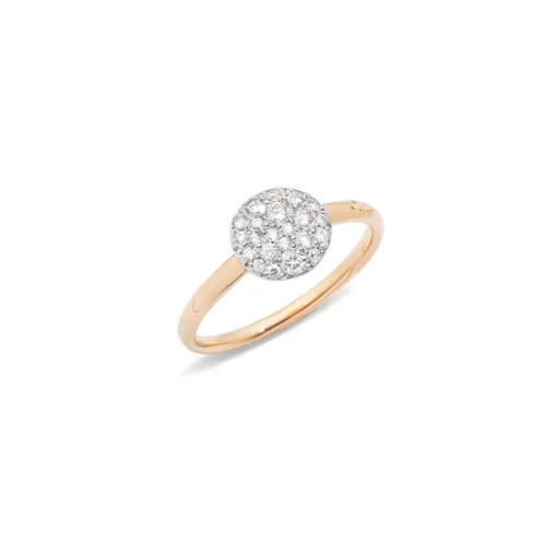 Pomellato , Sand Diamond Ring - Elegant and Stunning ,Yellow female, Sizes: 53 MM